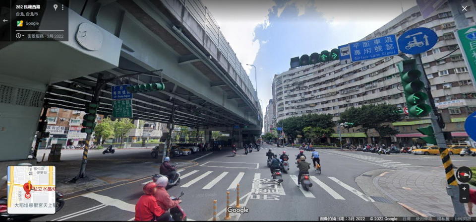 圖／2021年臺北市最容易發生交通事故路段4~6名。