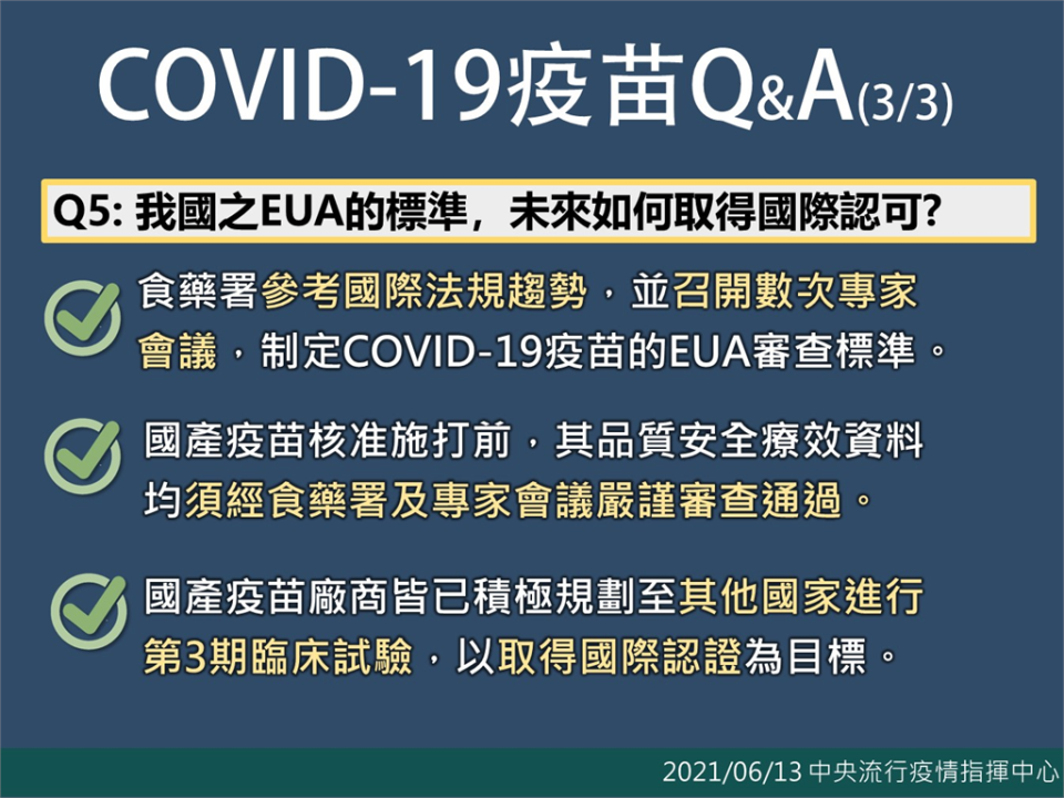 快新聞／高端疫苗比AZ貴8倍？指揮中心「國產疫苗5大QA」一次看