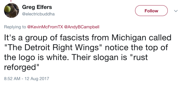 Detroit Red Wings to white supremacist: stop using our logo