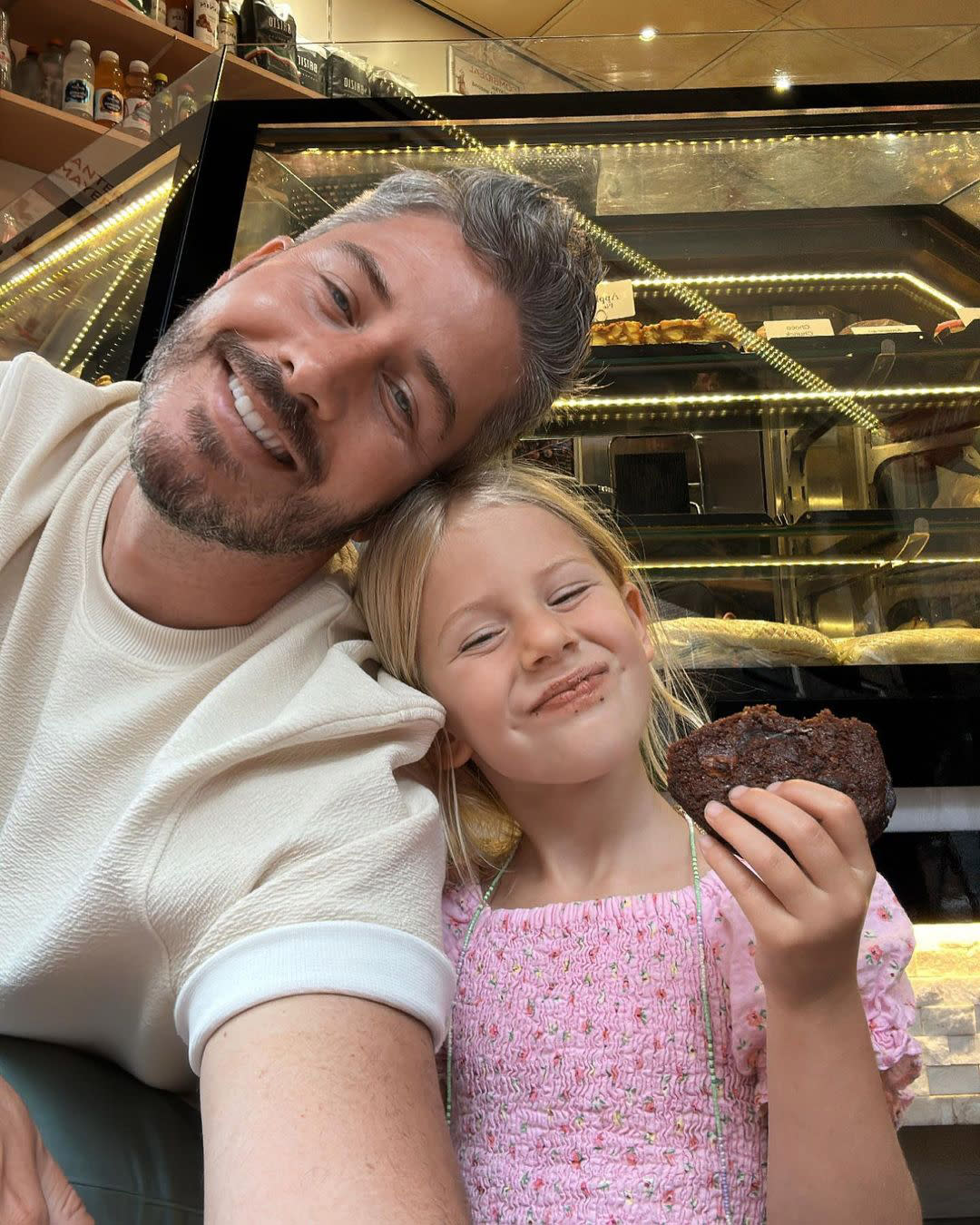 Arie Luyendyk with daughter Alessi