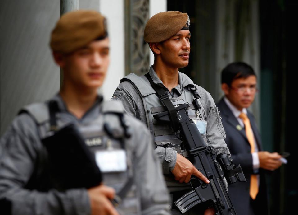 Gurkha Gurkhas Singapore Nepal guards soldiers