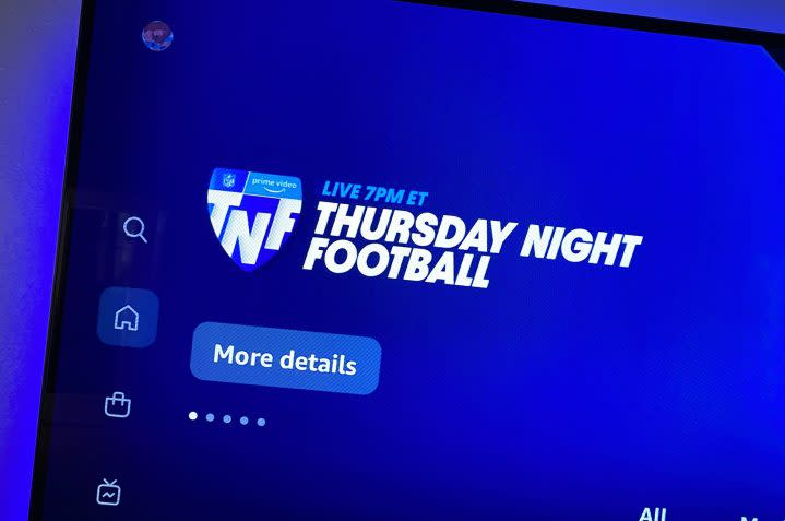 Thursday Night Football on Amazon Prime Video.
