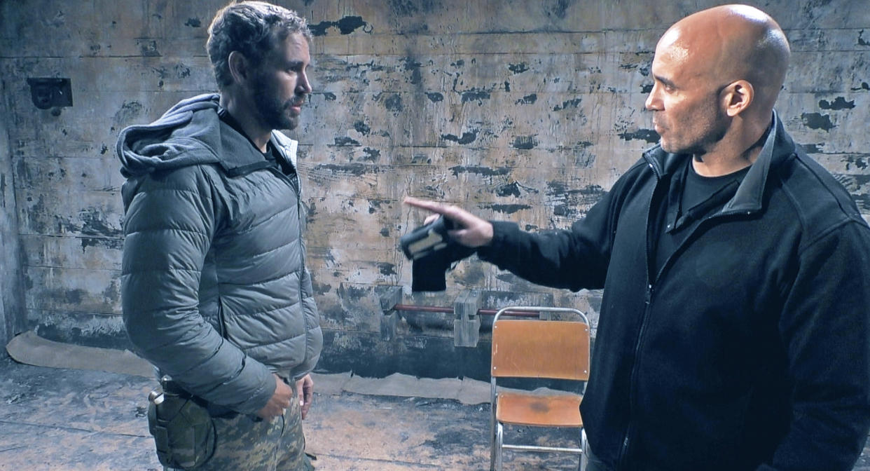Nick Viall is interrogated in the season finale of Special Forces: World's Toughest Test.