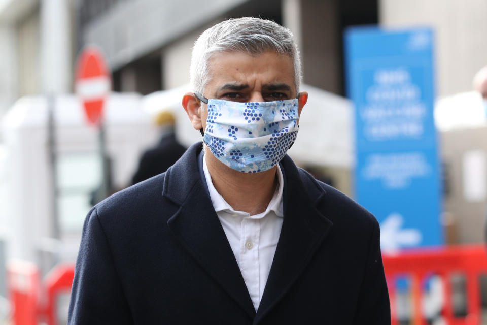 Mayor of London Sadiq Khan. Photo: PA