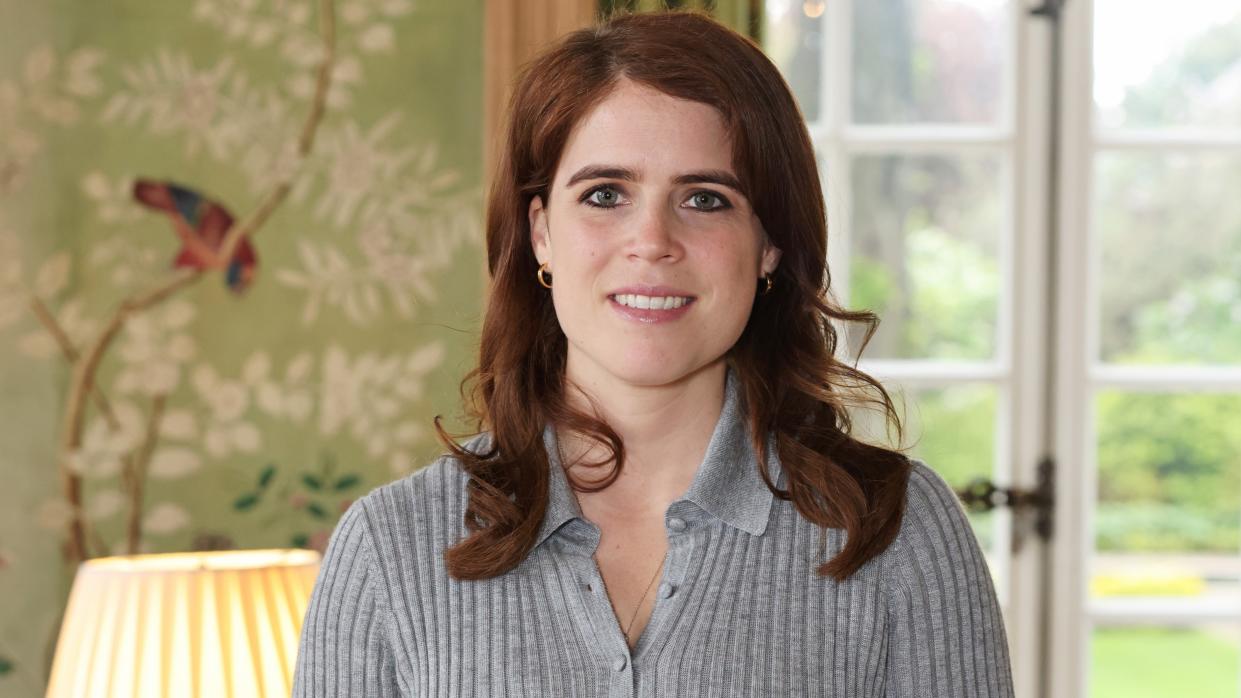  Princess Eugenie of York attends a reception and panel discussion on the fashion industry's commitment to sustainability. 