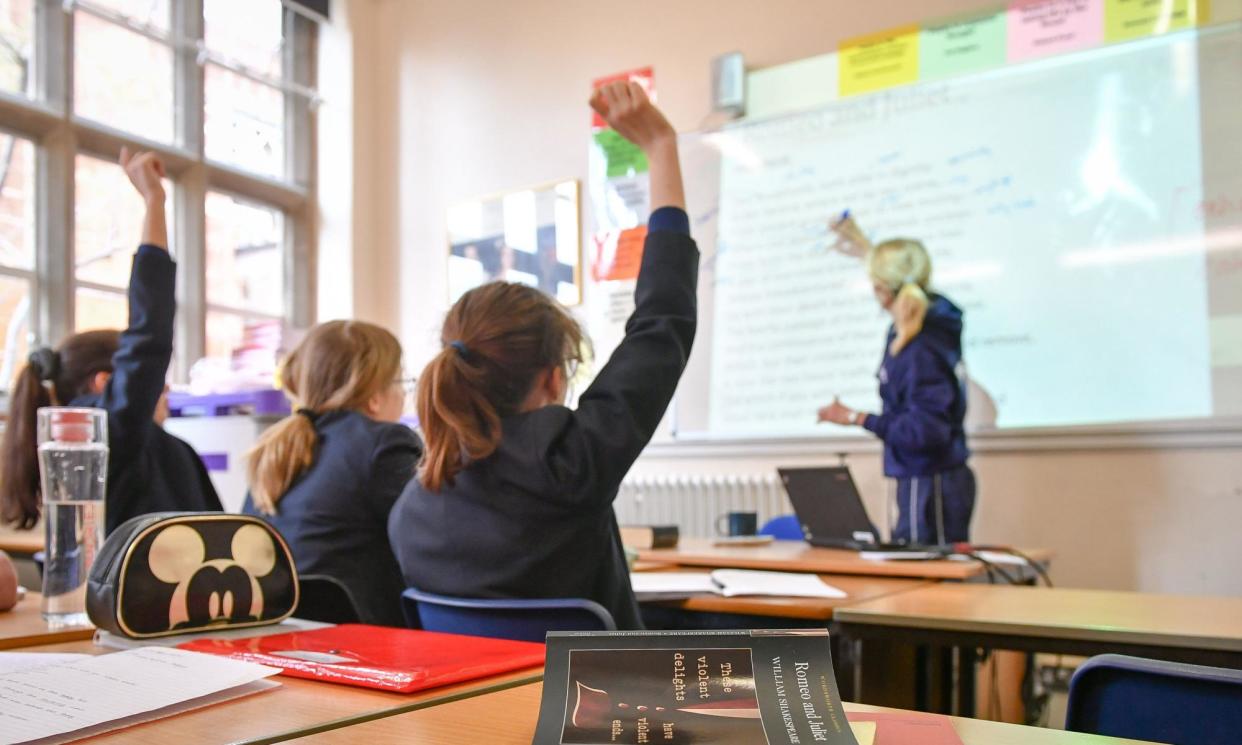 <span>Half of state school teachers say they have neither the time nor training to encourage debate.</span><span>Photograph: Ben Birchall/PA</span>