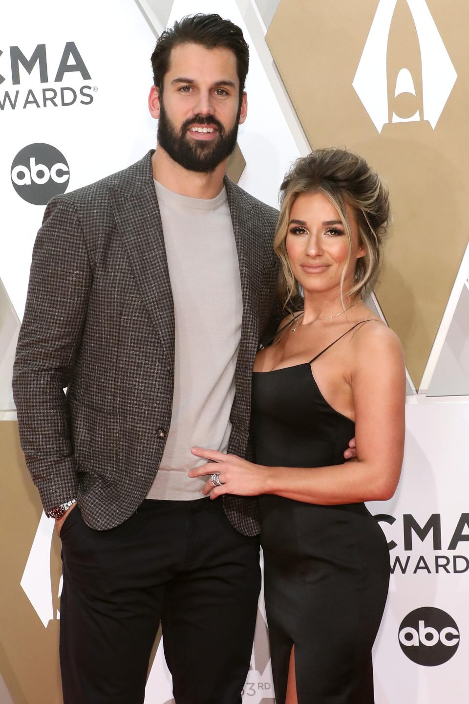 Eric Decker and Jessie James Decker, seen here at the 2019 CMA Awards, tied the knot in 2013. They have three children: Vivianne, Eric and Forrest.  (Taylor Hill via Getty Images)