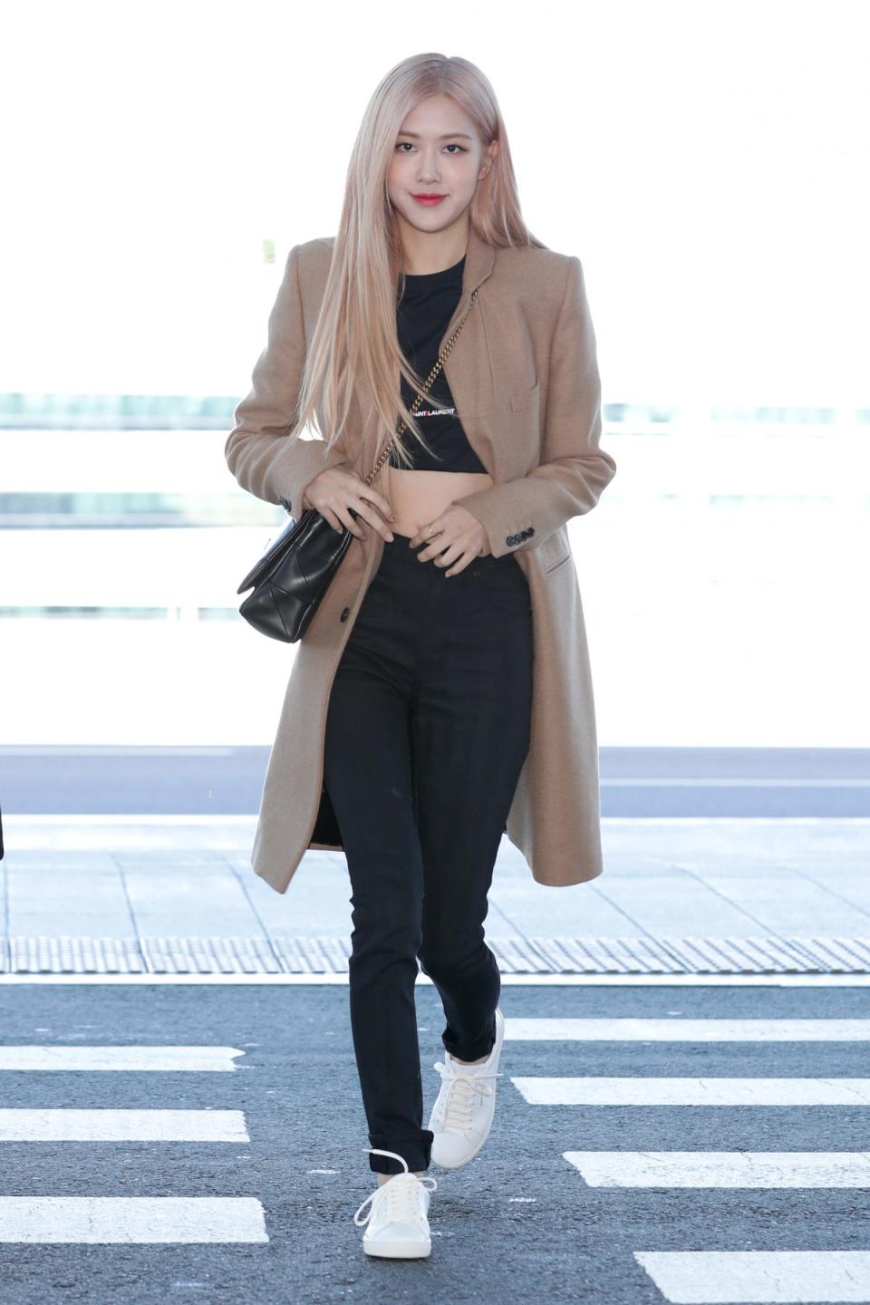 Blackpink's Rosé at Incheon International Airport on September 23, 2019