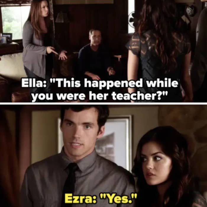 Aria and Ezra tell her parents they're together