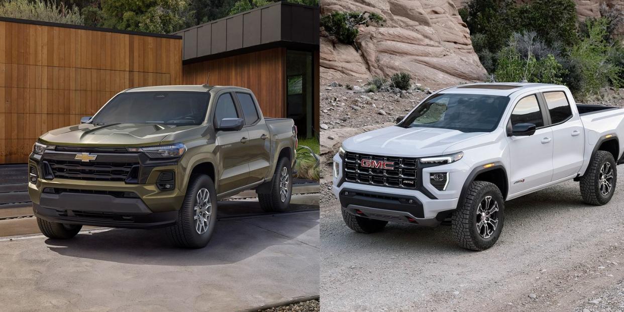 2023 chevy colorado and gmc canyon