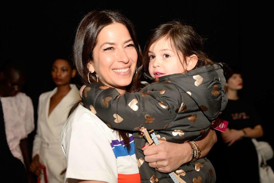 <p>Fernanda Calfat/Getty</p> Rebecca Minkoff and her daughter Bowie 