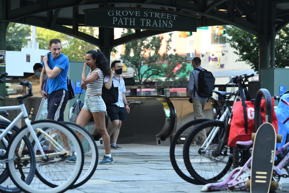 Jersey City, N.J. on Thursday Aug. 12, 2021. 