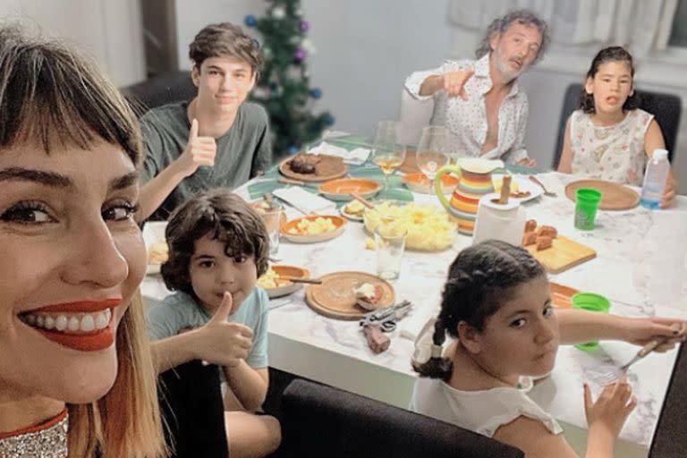 Paula Morales y la familia ensamblada que construyó con Fabián Vena