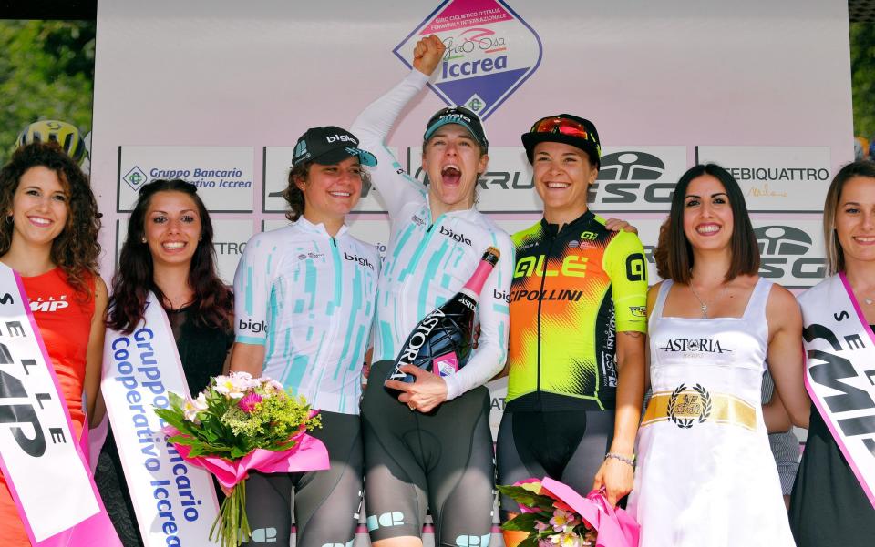 Banks wins Giro Rosa stage