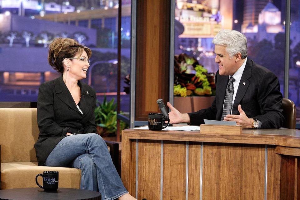 Palin Leno Tonight Show