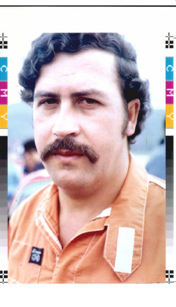 This undated file photo shows Pablo Escobar, head of the Medellin drug cartel.  Escobar was killed on Dec. 2, 1993 in Medellin by members of a 3,000-man police and army force that had been looking for him since his escape from prison 16 months before.