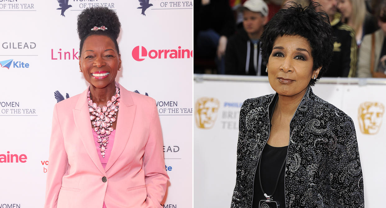 Baroness Floella Benjamin and Moira Stuart will guest host Countdown. (Getty)