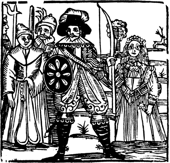 <p>The world’s favourite medieval outlaw, Robin Hood, as portrayed in a 17th-century woodcut</p>CC via Beleg Tal