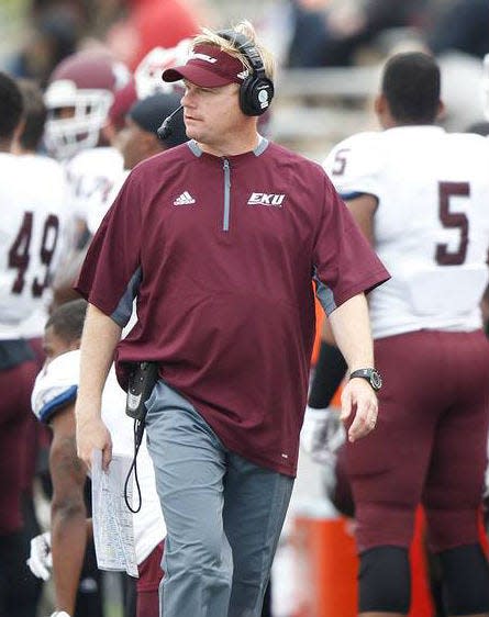 Walt Wells is now in his fourth season as Eastern Kentucky's coach. Prior to taking over EKU's program, he spent two seasons on Mark Stoops' staff at Kentucky.