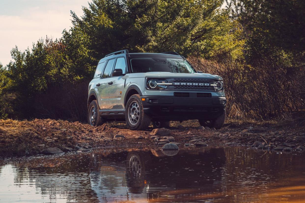 ford bronco sport badlands in cactus gray