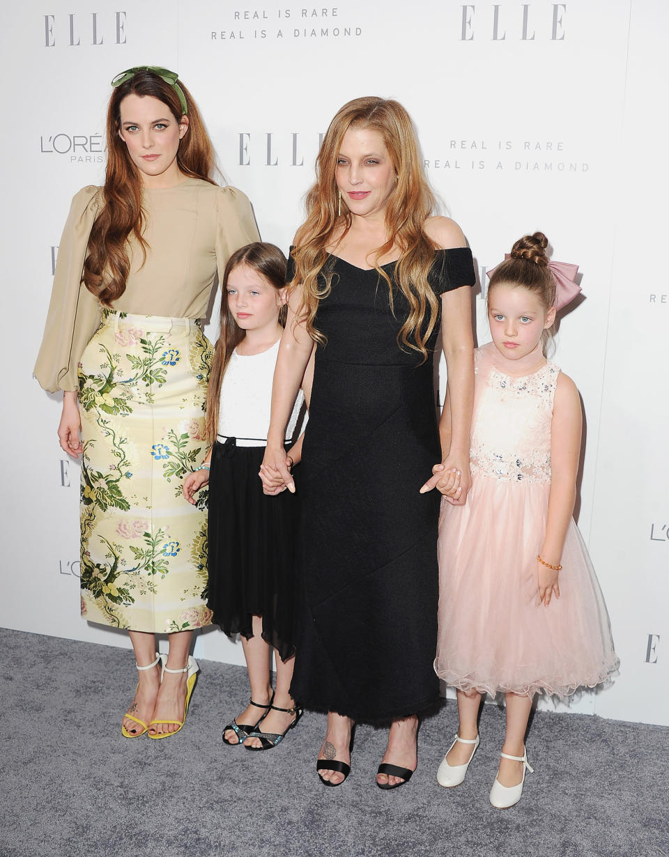 Riley Keough and Lisa Marie Presley