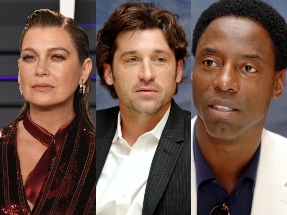 Ellen Pompeo, Patrick Dempsey, Isaiah Washington