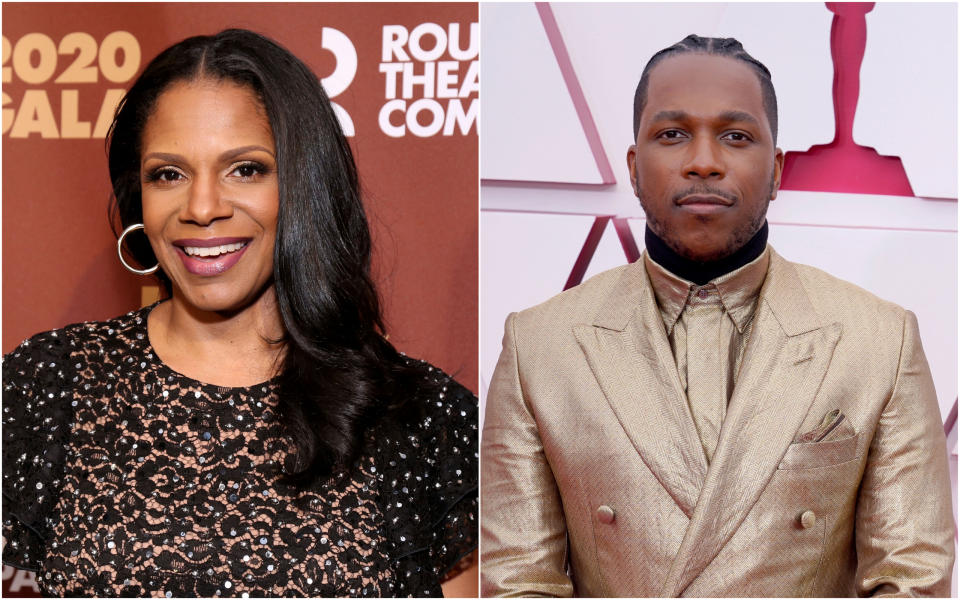 Audra McDonald and Leslie Odom Jr. - Credit: AP