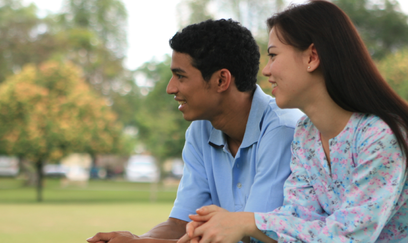 Touching on themes of racial prejudice and friendship, Yasmin Ahmad’s ‘Talentime’ depicts students from multiracial backgrounds competing in a musical talent contest at school. — Picture courtesy of True Colors Film Festival (TCFF)