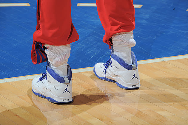 Andre Drummond Honors Sandy Hook With Custom Jordan Shoes, 51% OFF