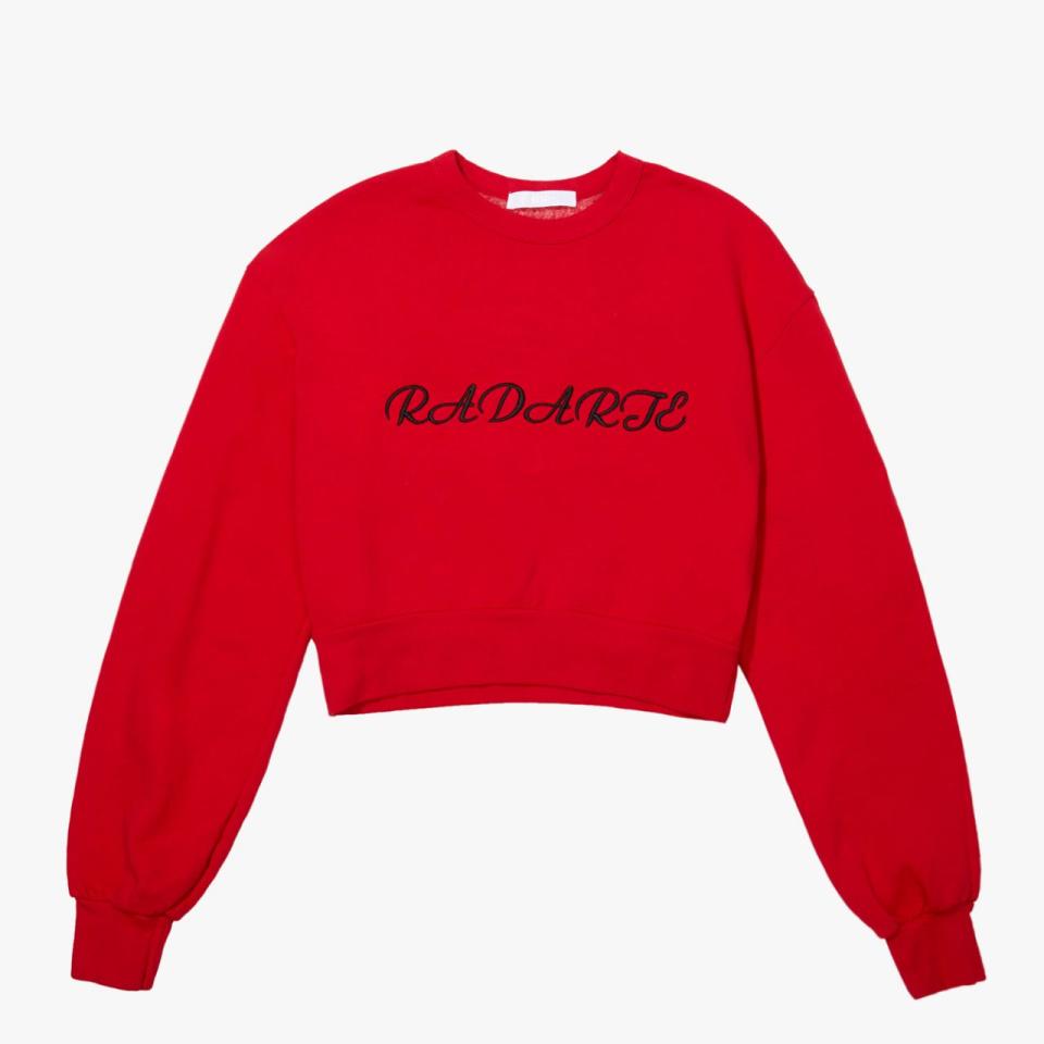 5) Embroidered Cropped Sweater