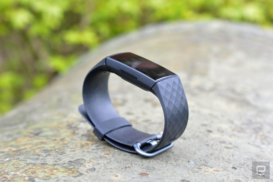 Fitbit Charge 4 fitness tracker.