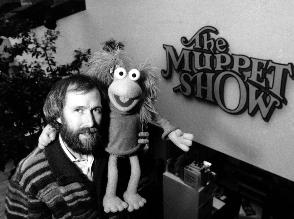 Jim Henson with one of his &#x201c;Muppets&#x201d; pose at Henson&#x2019;s 69th Street office in New York City on Feb. 6, 1984.