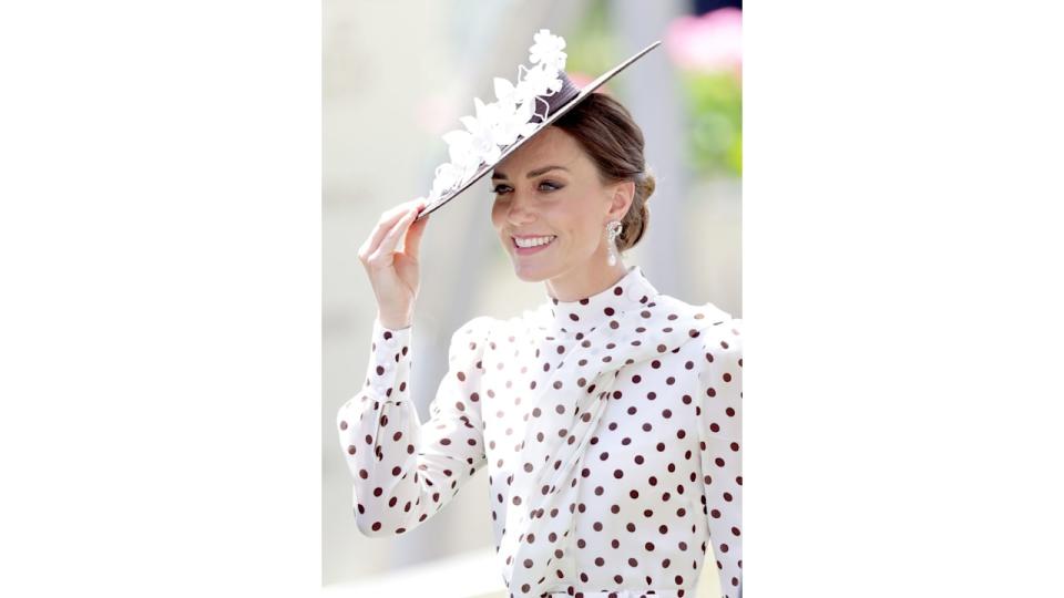 Princess Kate Middleton on June 17, 2022 in Ascot, England. (Photo by Chris Jackson/Getty Images)