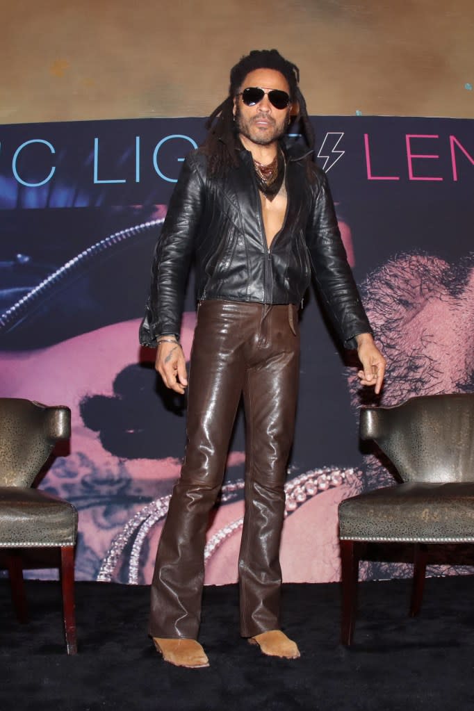 Lenny Kravitz at the St. Regis hotel in Mexico City on March 26, 2024. Getty Images