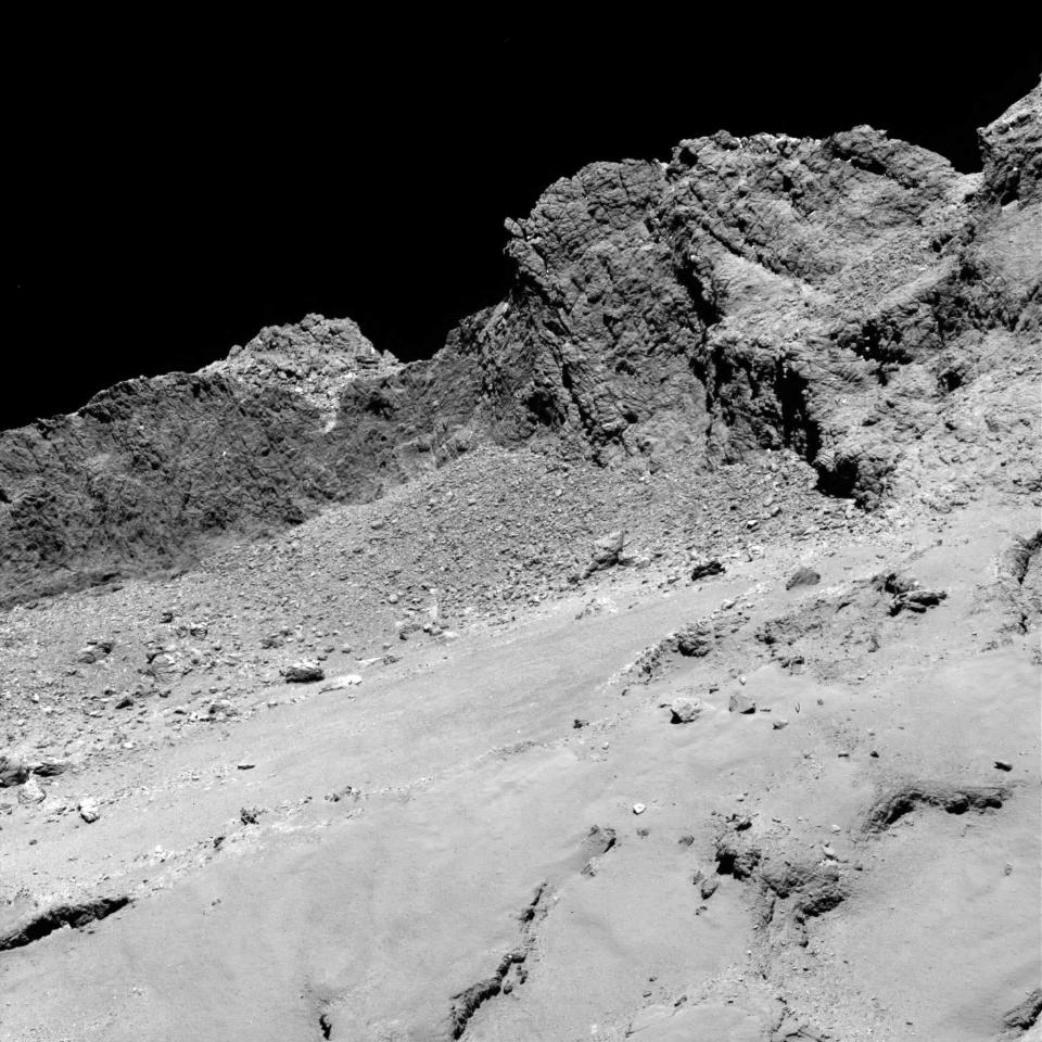 rosetta comet 67p crash photo 1 esa