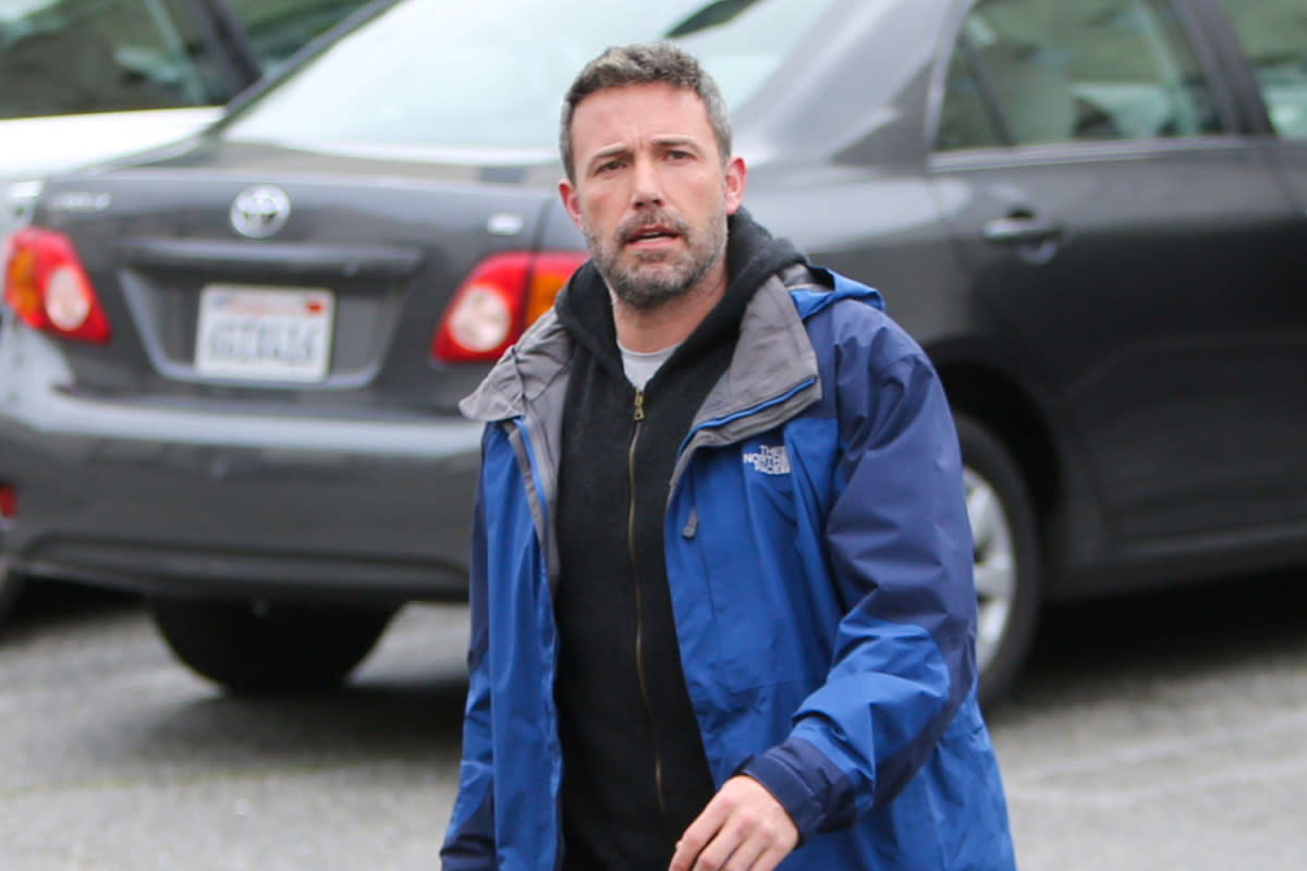 Ben Affleck in blue jacket