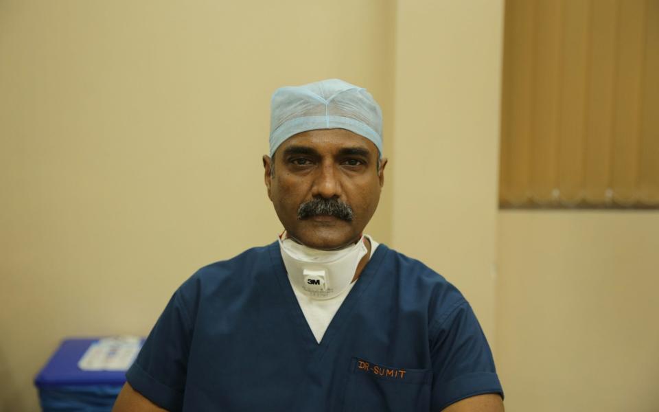 Dr. Sumit Ray, the head of critical care, at Holy Family Hospital in New Delhi. - Cheena Kapoor