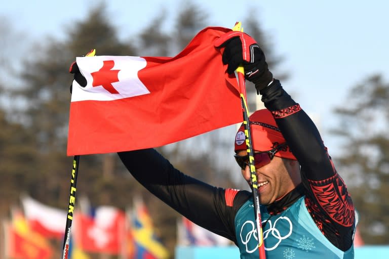 Taufatofua said his only targets in the race were to avoid skiing into a tree and to finish before dark