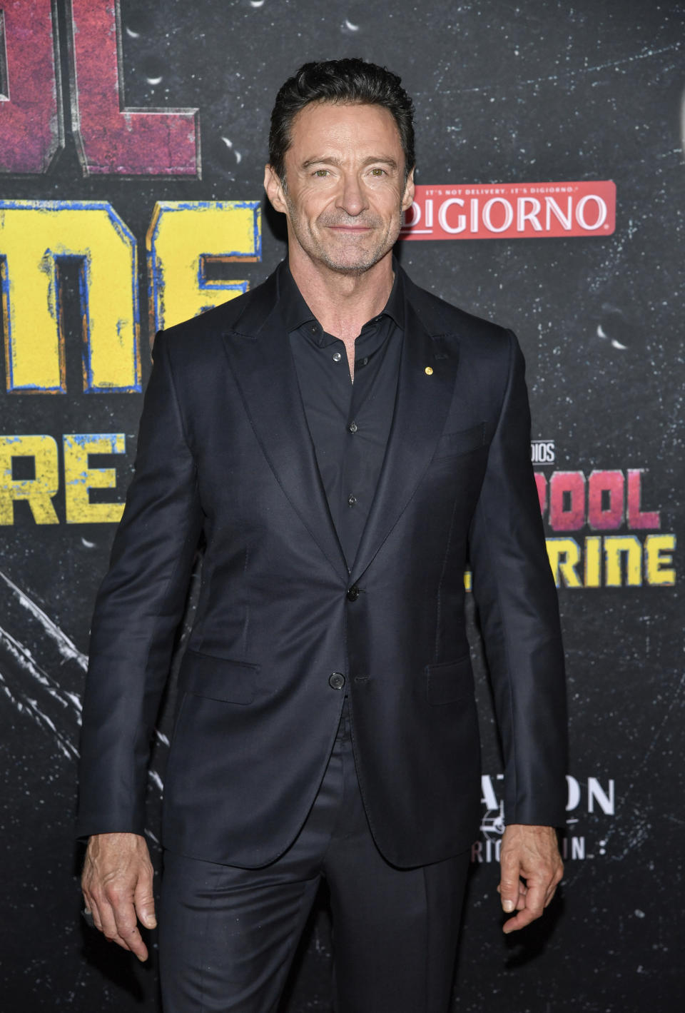 Hugh Jackman asiste al estreno mundial de “Deadpool & Wolverine” de Marvel Studios en el Teatro David H. Koch el lunes 22 de julio de 2024 en Nueva York. (Foto Evan Agostini/Invision/AP)