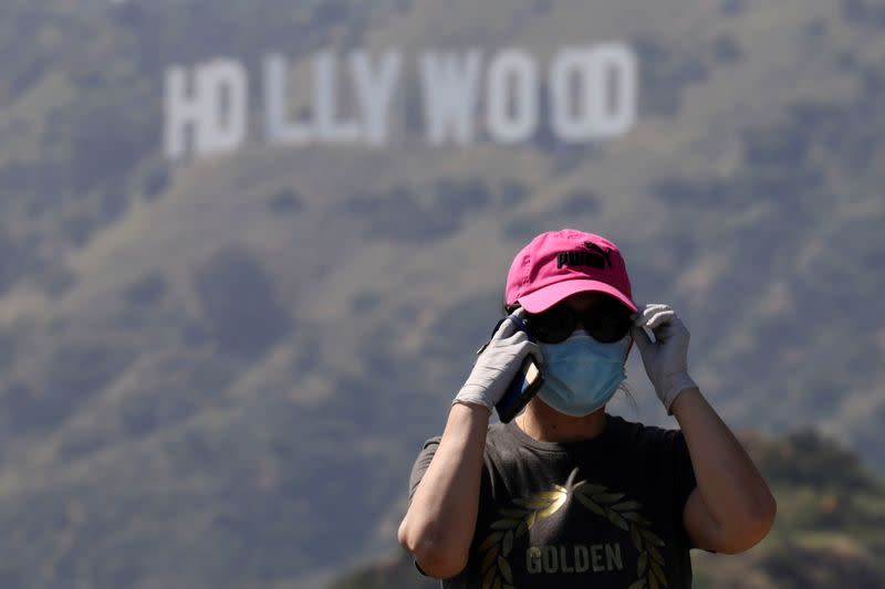 FILE PHOTO: Los Angeles hiking trails partially reopen during the global outbreak of the coronavirus disease (COVID-19)