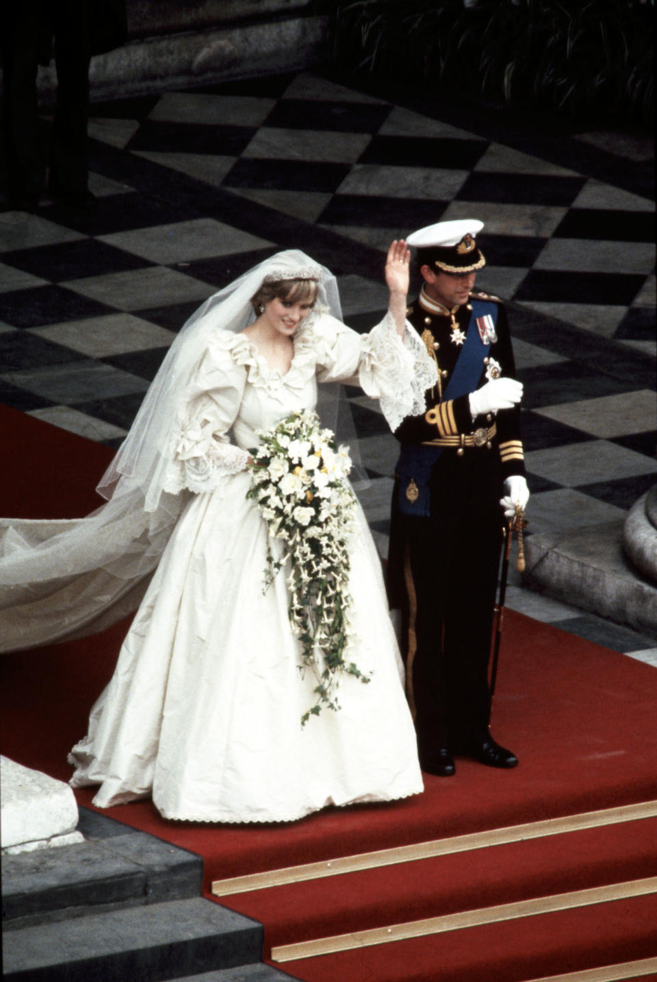 LONDON, UK - JULY 29, 1981: Royal Wedding. Photo Of Diana Princess of Wales taken by Ron Bull July 29, 1981.        (Ron Bull/Toronto Star via Getty Images)