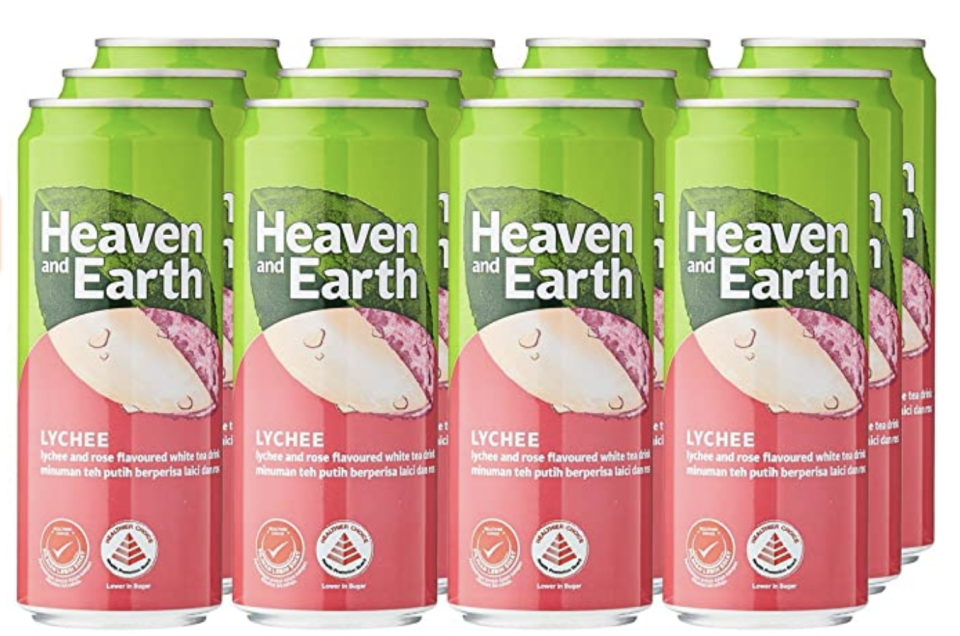Heaven & Earth lychee rose tea case, 300ml, (Pack of 12), S$6.15 (was S$7.85). PHOTO: Amazon