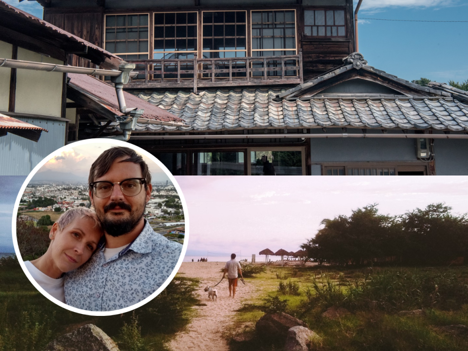 Die Amerikaner Dani und Evan und Benton verbrachten 14 Monate mietfrei in einem Haus in Mexiko, bevor sie sich in Japan niederließen. - Copyright: Evan and Dani Benton
