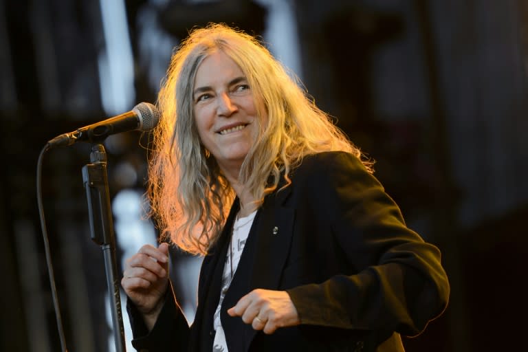 US singer and songwriter Patti Smith performs during the 40th Paleo Festival Nyon in Nyon, the biggest open-air festival in Switzerland and one of Europe's major musical events in this July 25, 2015