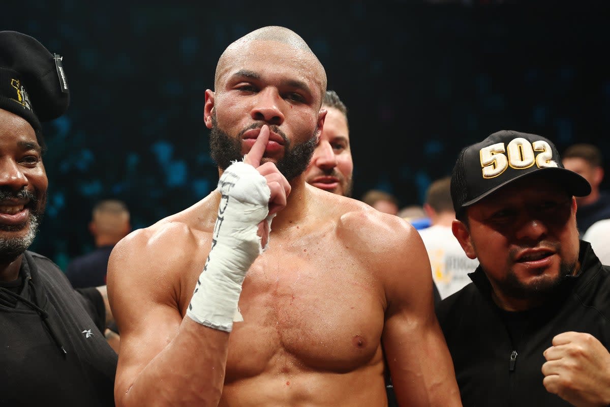 Silencing the doubters:  Chris Eubank Jr dominated Liam Smith in their Manchester rematch on Saturday  (Getty Images)