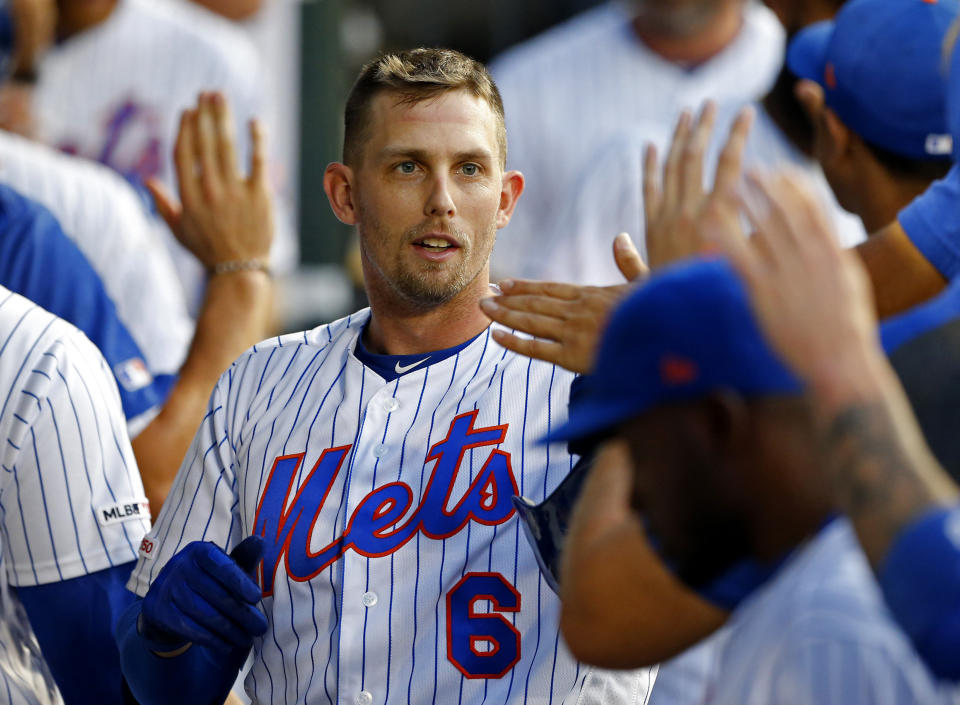 Mets' Jeff McNeil adopted a puppy Saturday. (Noah K. Murray/USA Today Sports)