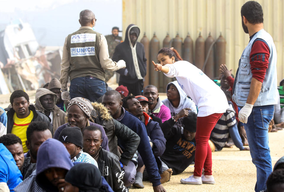 Hundreds of migrants rescued off Libyan coast