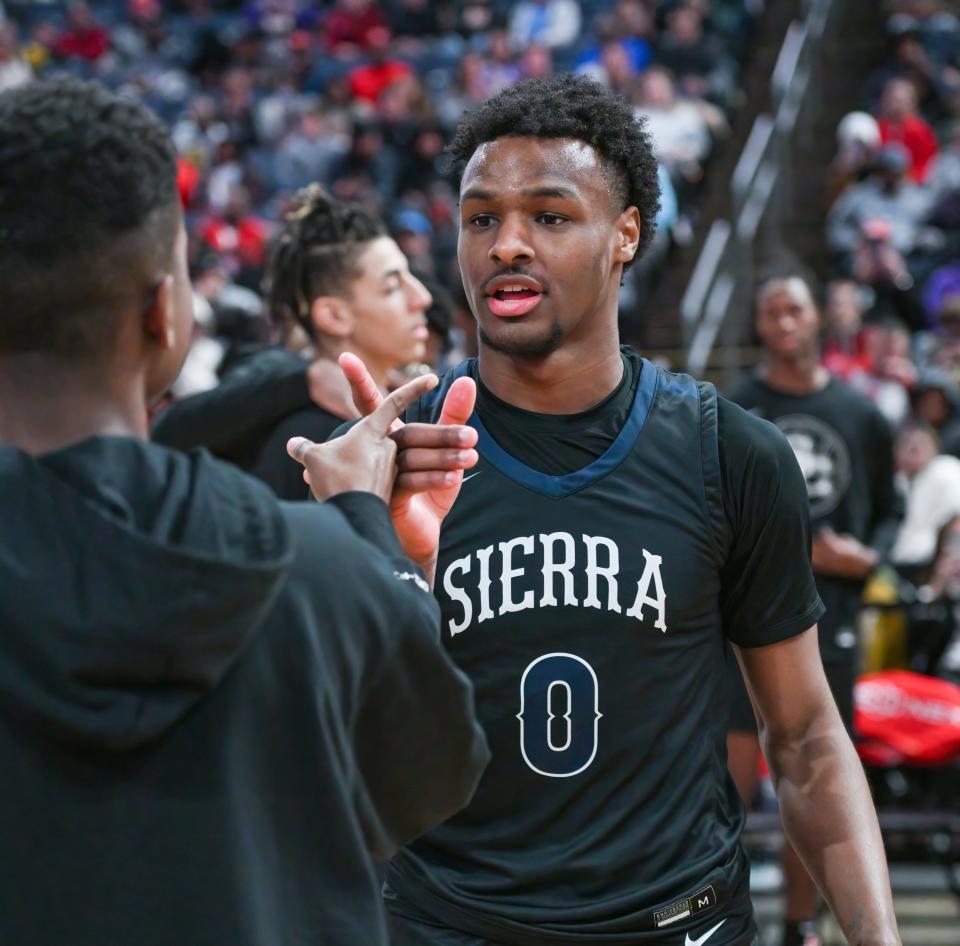 Bronny James is ranked as the No. 21 player, the No. 5 combo guard and the No. 4 prospect out of California in the 2023 class.