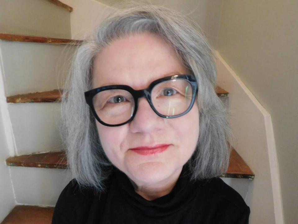 Edmonton writer, poet and visual artist Wendy McGrath is the winner of the first Prairie Grindstone Prize. (Submitted by Wendy McGrath - image credit)