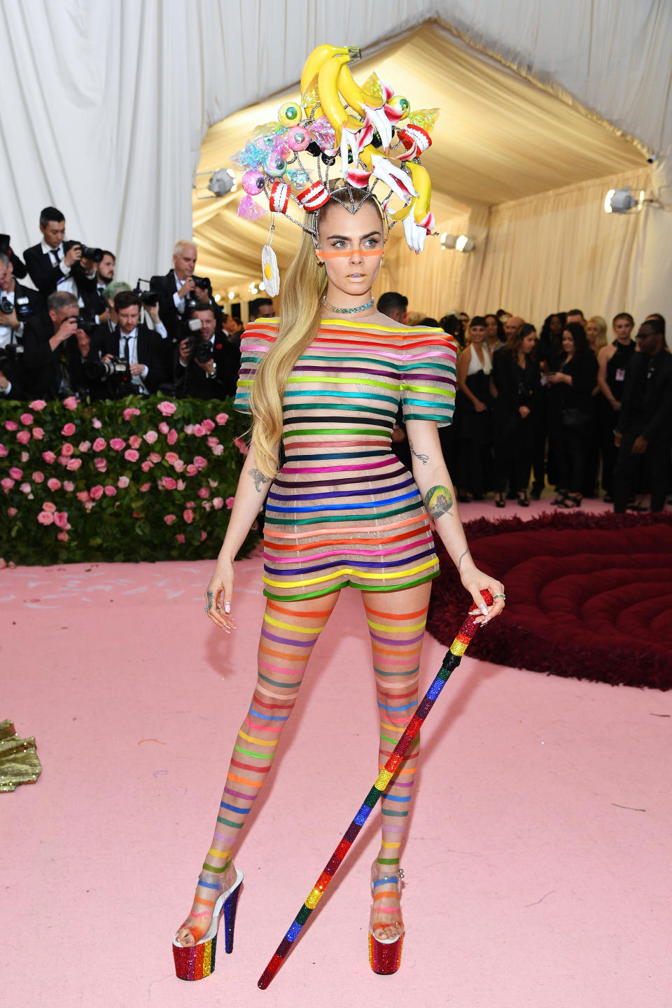 Craziest Met Gala Shoes of All Time, 2019: Cara Delevingne
